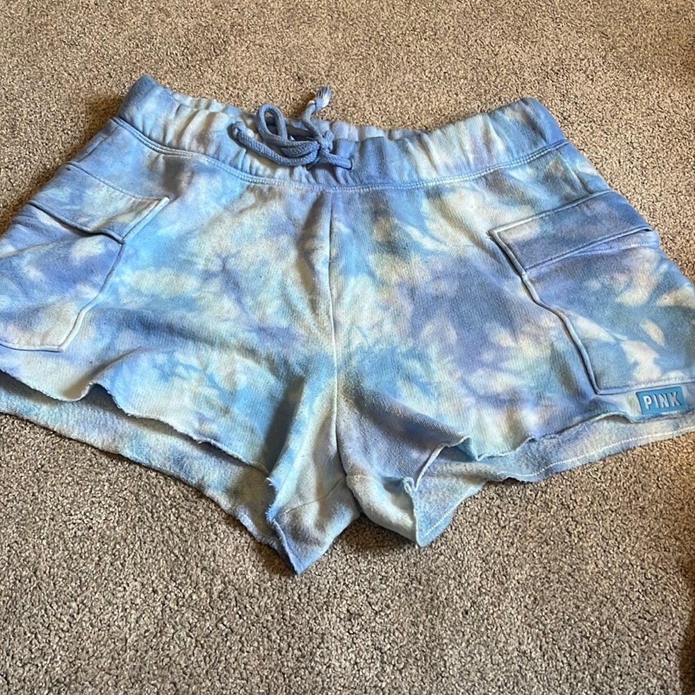 Tie dye PINK shorts